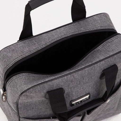 Сумка дорожная 2 в 1 на колёсах 20, отдел на молнии, 4 наружных кармана, цвет серый - Simaland фото 8