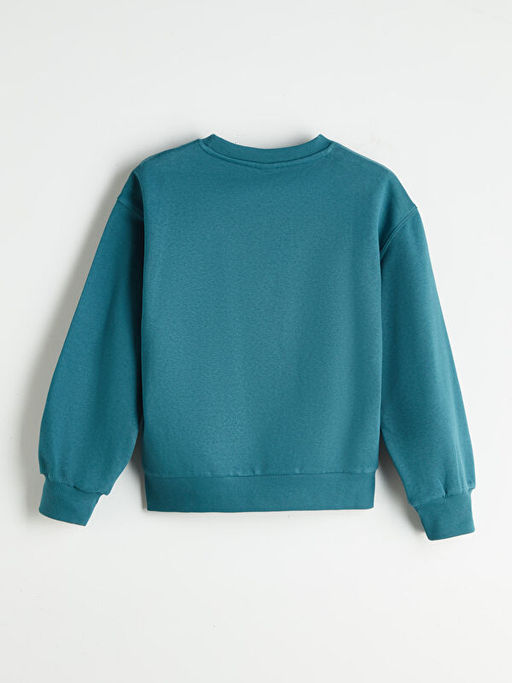 Bisiklet Yaka K?z ?ocuk Sweatshirt - Waikiki фото 2