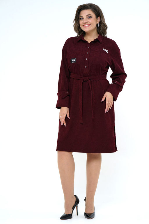 Платье ALANI 2204 бордо - Alani collection фото 6