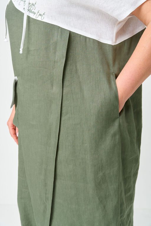 Платье Diamant 2072 хаки  фото 8