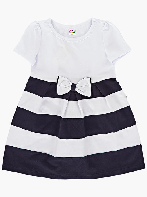 Платье для девочки UD 1412 бел/синий - Mini maxi фото 8