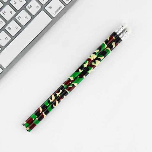 Цена за 2 шт. Подарочный набор: блокнот, карандаши (2 шт.) и значок Юному герою - Artfox фото 6