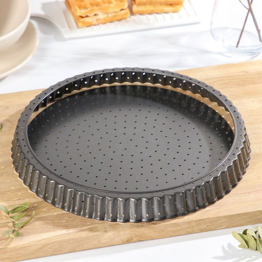 Форма для выпечки Доляна Galaxy, 28?3 см, разъёмная, перфорированная, антипригарное покрытие  фото 4