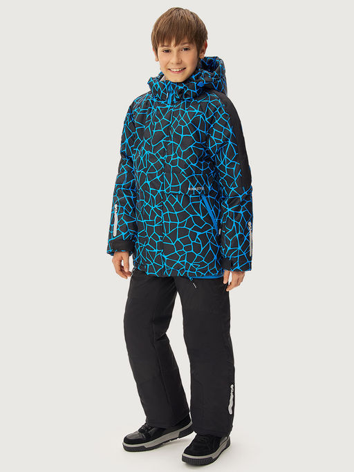 Костюм 7з3125 электрик/черный - Nikastyle фото 2