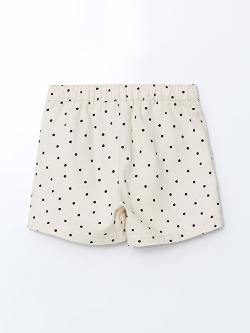 Beli Lastikli Puantiyeli K?z ?ocuk ?ort Etek