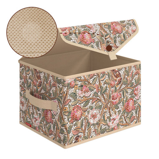 Короб стеллажный с крышкой, малый, 30*25*20 см Valiant  фото 33