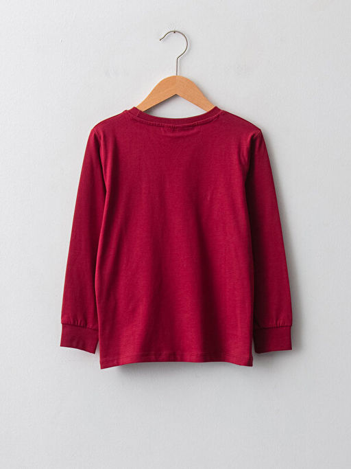 Bisiklet Yaka Harry Potter Bask?l? Uzun Kollu Erkek ?ocuk Ti??rt - Waikiki фото 2