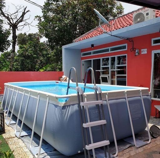 -18% Бассейн на опорах 400х200х100см (фильтр-насос 2,0 м3/ч, лестница), от 6-ти лет INTEX  фото 2