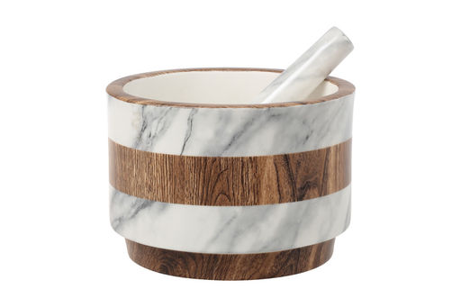 Ступка с пестиком Wood&Marble, 15 см - Home & Style фото 3