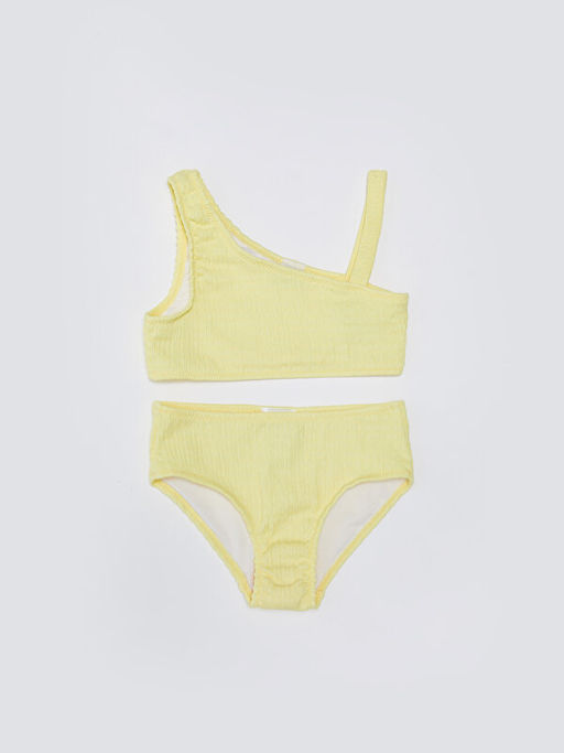 Kendinden Desenli K?z ?ocuk Bikini