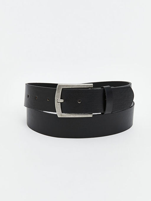 Deri G?r?n?ml? Erkek Kemer