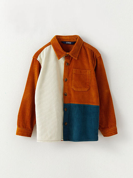 Rahat Kal?p Kadife Erkek ?ocuk G?mlek - Waikiki фото 3