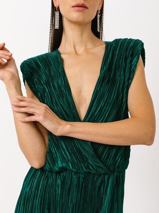 Комбинезон из жатой легкой гофрированной ткани - Tantino фото 8