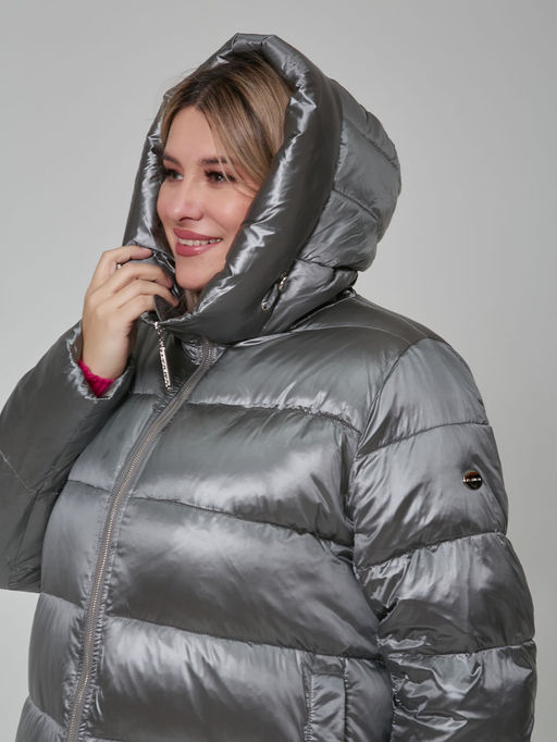 Пальто Luxury Moda 1169 серый