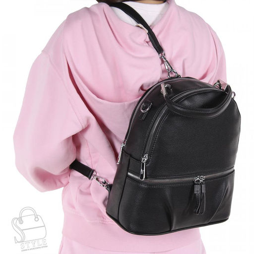 Рюкзак женский 69135 black Velina Fabbiano-Safenta  в Новосибирске