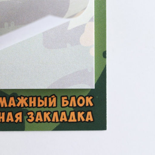 Цена за 3 шт. Закладка магнитная и блок бумаги, 30 л. «Кот»