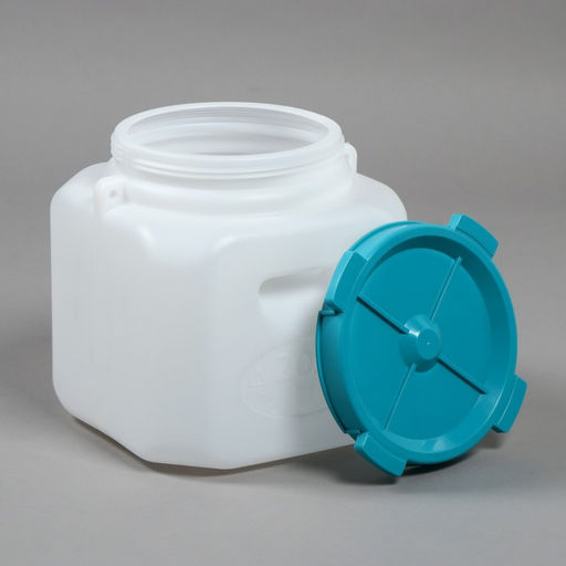 Бочка пищевая, 20 л, горловина 21.5 см, пластиковая, с крышкой