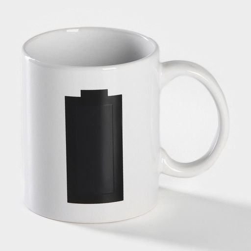 Кружка - хамелеон Доляна «Заряд энергии», 350 мл, керамика, белая