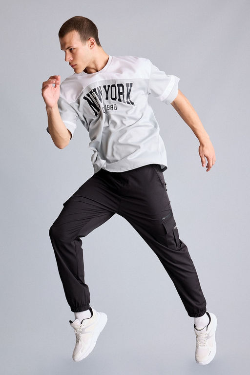 Standart Fit Dokuma Jogger