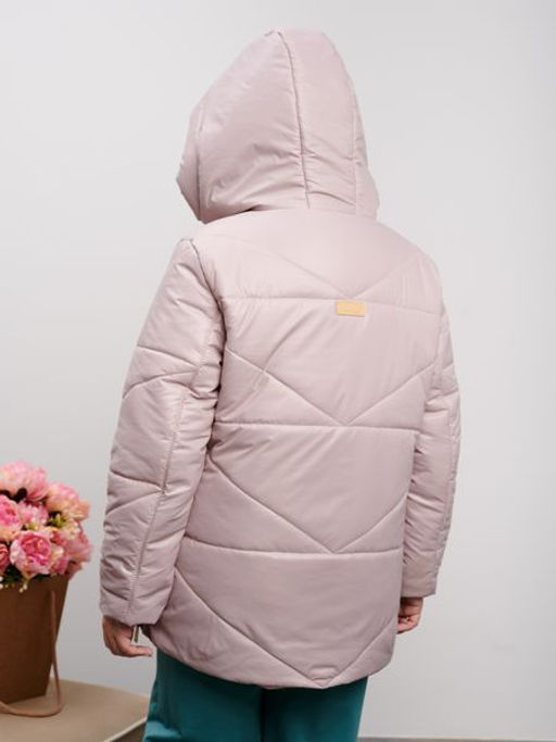 Куртка демисезонная Амелия пудра - Yollochka фото 10
