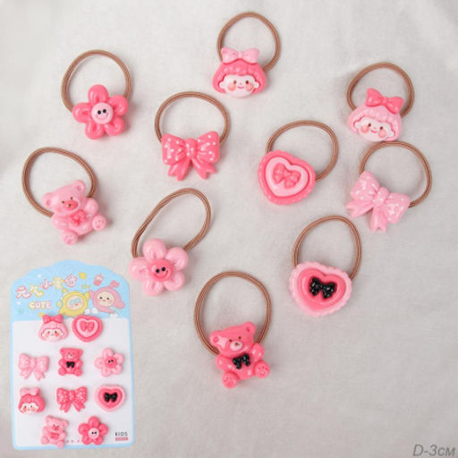 Резинка для волос набор 10 штук / N3233A-7 /уп 20/