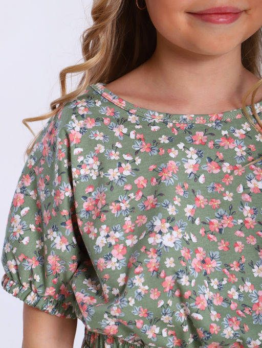 КМ163 Костюм Ламбада (оливковый, розовый) - Милаша фото 7