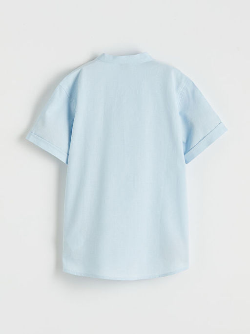 Hakim Yaka K?sa Kollu Erkek ?ocuk G?mlek