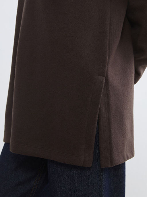 Dik Yaka Kad?n Sweatshirt Tunik