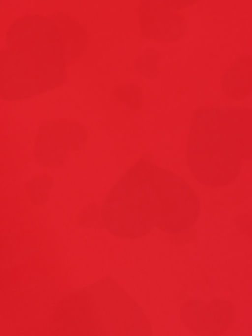 Цена за 20 шт. Пленка для цветов, «Сердца на белом», красная, 57×57 см