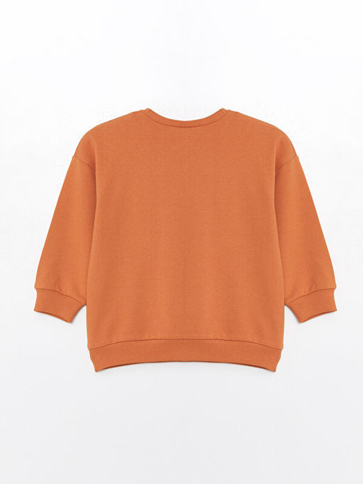 Bisiklet Yaka Uzun Kollu Erkek Bebek Sweatshirt - Waikiki фото 2