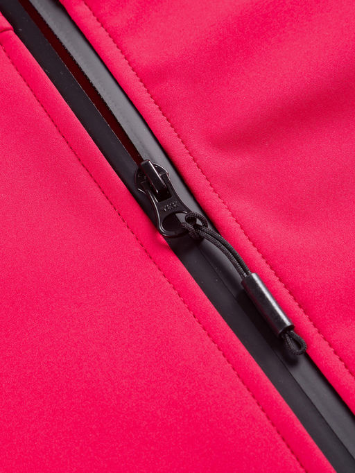 Парка спортивная женская с капюшоном softshell красного цвета 9568Kr - Mtforce фото 18