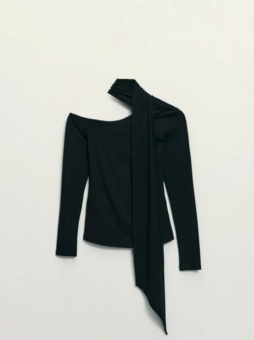 Лонгслив с шарфом / Zarina