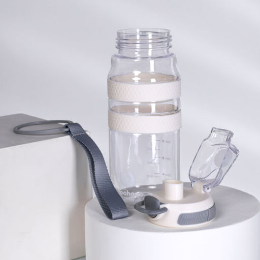 Бутылка для воды спортивная Woohooo H2O цвет White + Gray 850 ml - Галеонтрейд фото 3