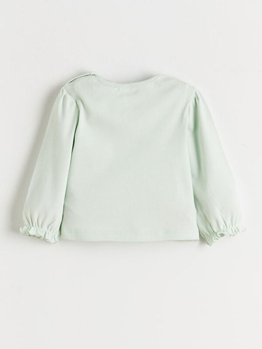 Bisiklet Yaka Minnie Mouse Bask?l? K?z Bebek Ti??rt ve Tayt