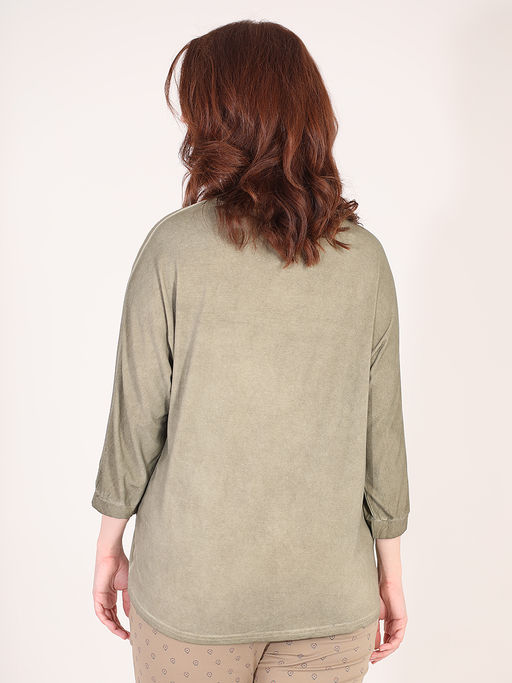 20-26 НАТАЛИ 4194А.С2 Блуза - Almond фото 4