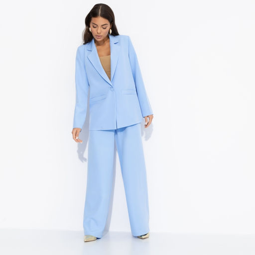 Брючный костюм‑двойка Чистота линий (2 в 1 голубой) - Charutti фото 6