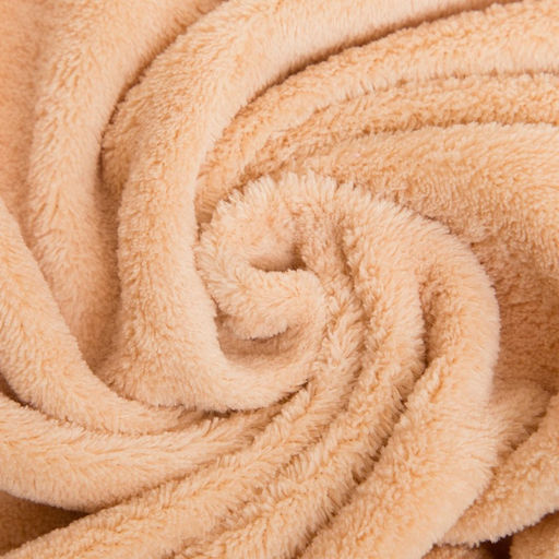 Плед с рукавами «Этель» 150×200 см, корал-флис, 220 г/м², бежевый