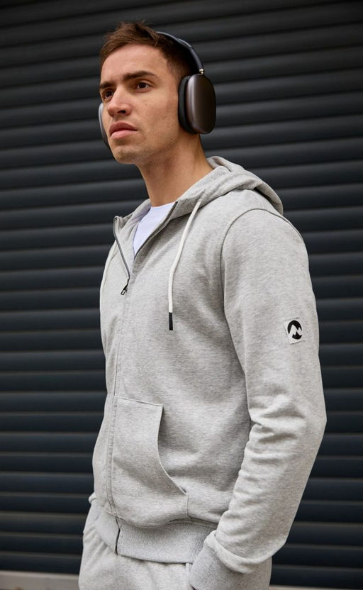 Толстовка F1110502 grey melange