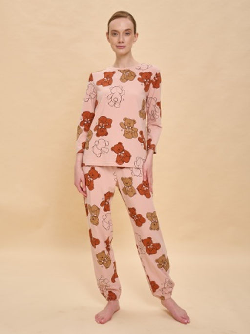 PELICAN, пижама женская, Бежевый фото 2