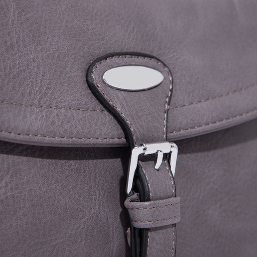 Сумка-мессенджер на молнии, цвет серый - Simaland фото 4