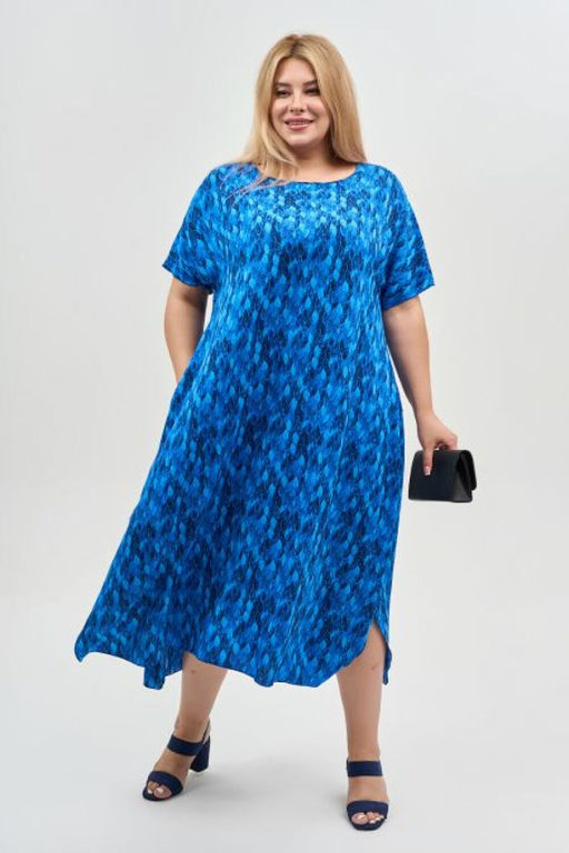 Платье Luxury Moda 1225 синий