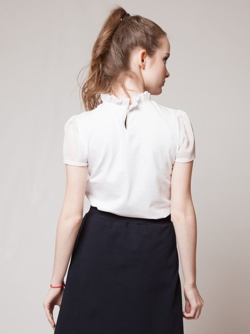 Блузка молочный 202230605 - Nota bene фото 2