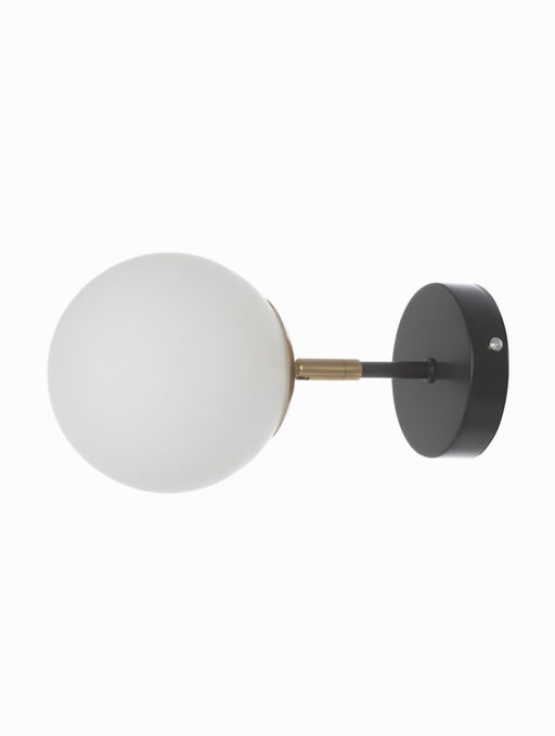 Бра 74542/1W, 1x40Вт, E14, цвет латунь/чёрный