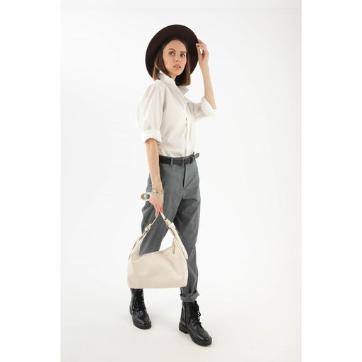 Сумка-мешок, отдел на молнии, регулируемый ремень, цвет белый - Simaland фото 4