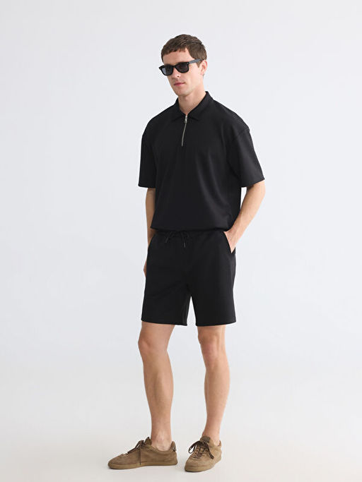 Fermuarl? Polo Yaka Erkek Ti??rt