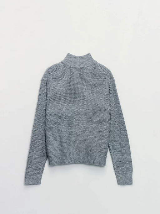 Джемпер на молнии с добавлением шерсти / Zarina