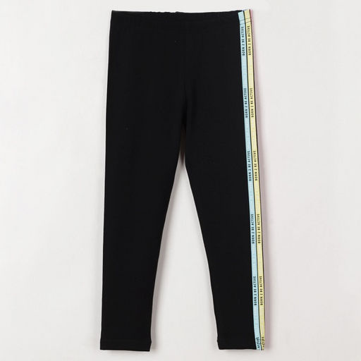 CRB wear/CSKG 70010-22-262 Брюки модель лосины для девочки, черный/Ex.Cherubino  фото 2