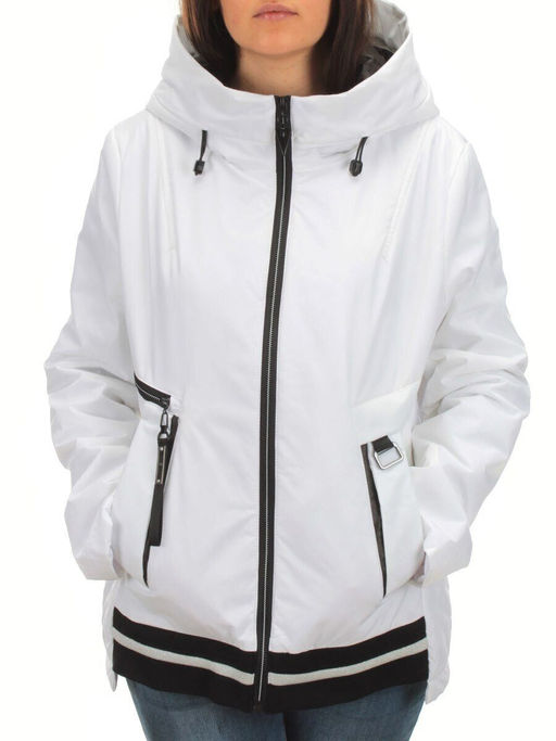 H9270 WHITE Куртка демисезонная женская (100 гр. синтепон) - Фабричный китай фото 2