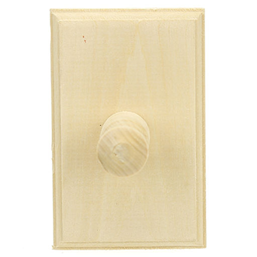 Вешалка-планка деревянная 7х11х7см, 1 крючок, липа (Россия) - Домашняя мода фото 2