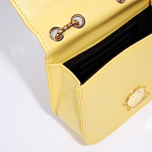 Сумка-мессенджер на клапане, цвет жёлтый - Simaland фото 8